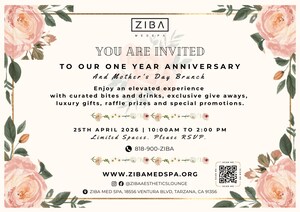 Ziba Med Spa Announces First Anniversary Celebration and Spring Wellness Treatment Packages