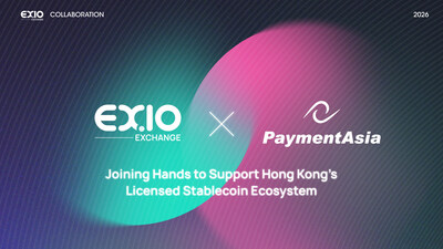 EX.IO Partners with Payment Asia to support Hong Kong's Licensed Stablecoin Ecosystem (PRNewsfoto/Payment Asia)
