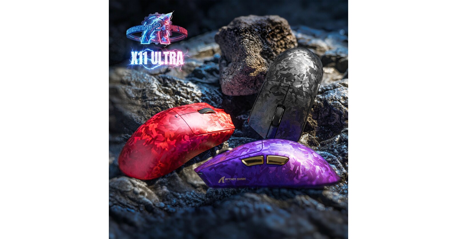 ATTACK SHARK Launches X11 ULTRA Carbon Fiber Gaming Mouse Ahead of 2nd Anniversary Sale — GLOBAL — ERYU PROJECT