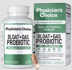 Physician's Choice Bloat + Gas Probiotic with CoreBiome® Expands Distribution into Target