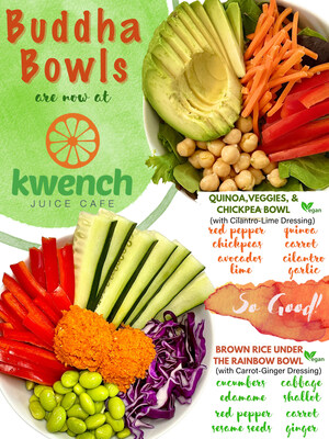 Kwench Juice Franchise Expands Its Menu With Bold, Hearty Bowl Offerings