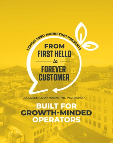 Lemon Seed Marketing and several industry partners will share tips to improve the customer experience at the From First Hello to Forever Customer conference May 4-5 at the JB Warranties office in Argyle, Texas. Lemon Seed Marketing and several industry partners will share tips to improve the customer experience at the From First Hello to Forever Customer conference May 4-5 at the JB Warranties office in Argyle, Texas.