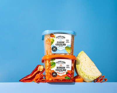 Cleveland Kitchen's brand new mayo-free coleslaw lineup includes bold Korean Coleslaw and a fresh take on Classic Coleslaw.