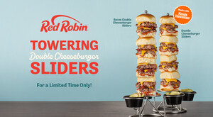 Double the Beef, Double the Cheese, Double the YUMMM®: Red Robin Introduces New Towering Double Cheeseburger Sliders Made with King's Hawaiian® Rolls for a Limited Time