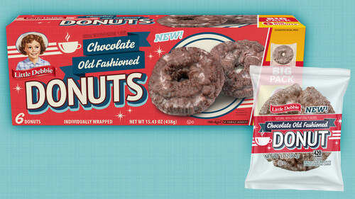 Little Debbie Chocolate Old Fashioned Donuts