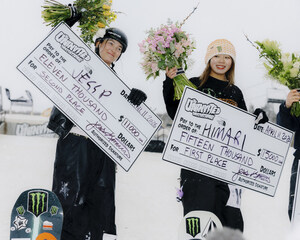 Monster Energy Snowboard Athletes Shine at The Uninvited Invitational Snowboard Event at Woodward Park City