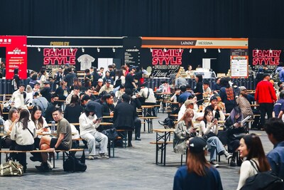 Recycling stations were set up at ComplexCon