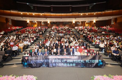 Nobel Chemistry Laureate Prof Arieh Warshel speaks at Lingnan University Assembly
