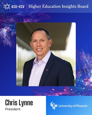 University of Phoenix President Chris Lynne will share his views on designing the future of higher education for the new majority -- the working adult learner -- at ASU+GSV Summit