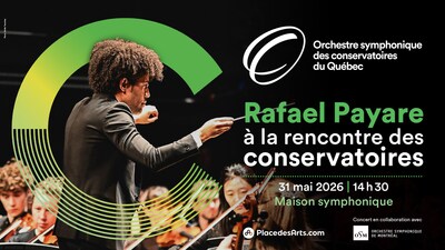 Rafael Payare à la rencontre des conservatoires (Groupe CNW/Conservatoire de musique et d'art dramatique du Québec)