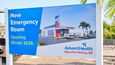 Once complete, the new emergency room will improve access to timely, advanced emergency care in a growing area of Pasco County where nearby options are limited.