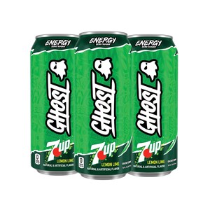 GHOST® Channels Classic Lemon-Lime Nostalgia with New 7up® Energy Drink Launch
