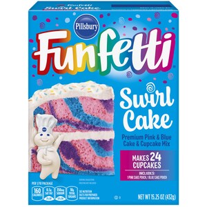 Pillsbury™ Funfetti® Unveils a Colorful New Creation: Pink, Blue &amp; Purple Swirl Cake Mix
