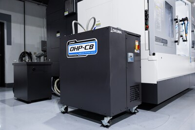Okuma America Corporation, a world-leading builder of CNC machine tools, controls, automation, and manufacturing systems, is pleased to announce the release of its new Okuma High-pressure Coolant System (OHP), a product designed to provide coolant fluids to Okuma machine tools during machining processes.