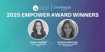 ACW Honors 2025 EMPOWER Award Winners Katie Holyfield and Susanne McHugh.