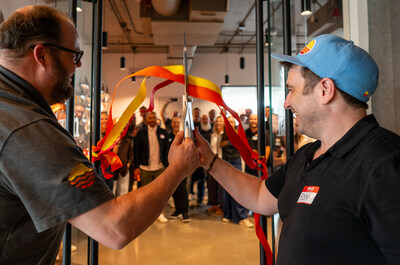 Ribbon cutting at Halcyon's new Austin office Ribbon cutting at Halcyon's new Austin office