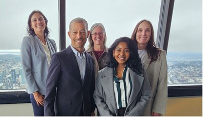 L-R: WOC | Signal Assoc. Dir. Andrea Saxenhofer; Managing Dir. Larry Smalheiser; Impact Washington Pres. Kelley Sowards, Marketing Coord. Nandhita Nandakumar, and COO/Deputy Dir. Jessica Ingle