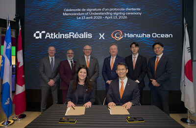 AtkinsRéalis et Hanwha Ocean signent un protocole d'entente pour soutenir les capacités du Canada en matière de sous-marins