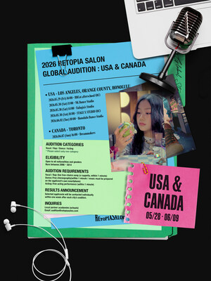 RETOPIA SALON, Founded by Former HYBE Executives, to Host K-POP Audition in Toronto on June 7