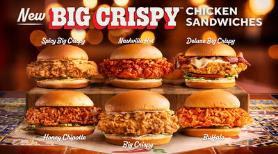 Chili’s is delivering the abundance and quality guests deserve with an expanded, full lineup of six Big Crispy sandwiches.