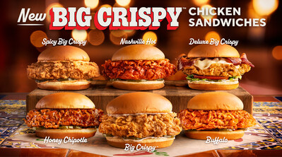 Chili’s is delivering the abundance and quality guests deserve with an expanded, full lineup of six Big Crispy sandwiches.
