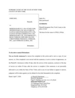 Crypto Casino Gambling Summons and Complaint