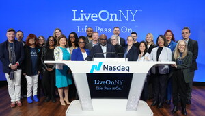LiveOnNY Rings Nasdaq Opening Bell, Bringing the Message of Organ Donation to Millions Nationwide