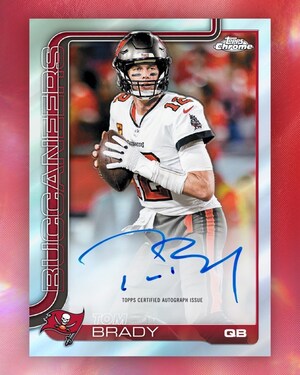 CardVault by Tom Brady Transforms into "ChromeVault" Nationwide in Celebration of 2025 Topps Chrome Football Release
