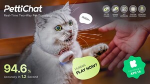 PettiChat Launches World's First Real-Time Pet Translator on Kickstarter: Start a Real Conversation with Your Pet