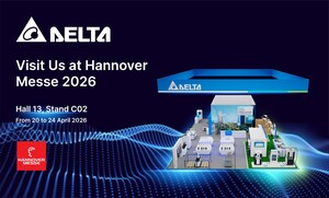 Delta mettra en avant ses solutions intelligentes pilotées par l'IA, de mobilité électrique et d'énergie industrielle à la Hannover Messe 2026