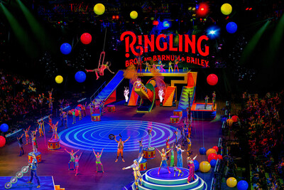 Ringling Bros. and Barnum & Bailey® The Greatest Show On Earth® delivers a high-energy, immersive experience for today's families, featuring world-class performers, vibrant visuals, and larger-than-life moments.