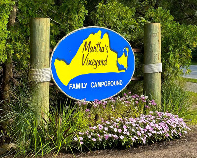 Martha's Vineyard Family Campground Front Entry Sign