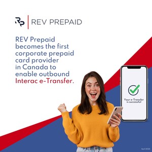 REV Prepaid Launches First-of-Its-Kind Outbound Interac e-Transfer Capability for Corporate Prepaid Cards in Canada
