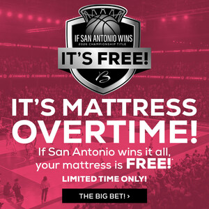 If San Antonio's Basketball Team Wins the Championship, Your Mattress Is Free!