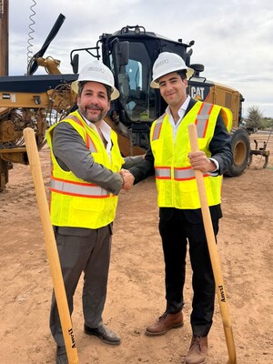 President and CEO of SkyBridge Arizona, Ariel Picker (Left)
