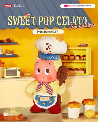 Bộ sưu tập “Twinkle Twinkle Sweet Pop Gelato” của POP MART sẽ ra mắt trên Lazada ngày 17/04 Bộ sưu tập “Twinkle Twinkle Sweet Pop Gelato” của POP MART sẽ ra mắt trên Lazada ngày 17/04