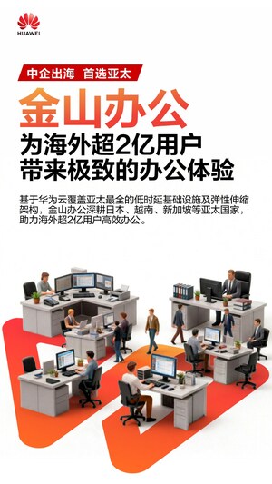 從亞太，到全球 ----金山辦公攜手華為雲走向世界舞台中央