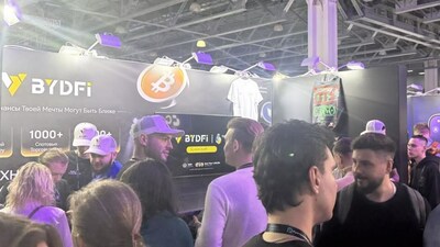 BYDFi’s booth at SP26 has attracted steady interest from attendees (PRNewsfoto/BYDFi)