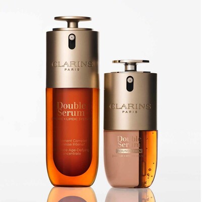 Clarins Double Serum and Double Serum Fondation
