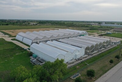 Eden Green Technology's Cleburne, TX vertical farming facility.