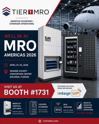 Tier 1 MRO to Exhibit at MRO Americas 2026