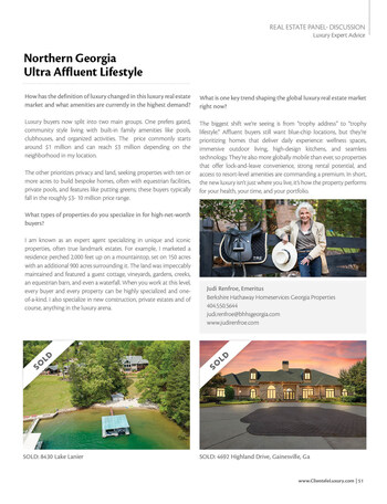 Northern Georgia Luxury Real Estate Judi Renfroe