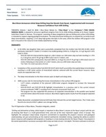 Blue Moon Announces Initial Deep Drilling Step-Out Results from Nussir, Supplemented with Increased Resource Confidence from Infill Drilling (CNW Group/Blue Moon Metals)