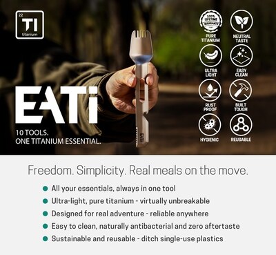 10-in-1 Titanium Adventure Utensil 10-in-1 Titanium Adventure Utensil