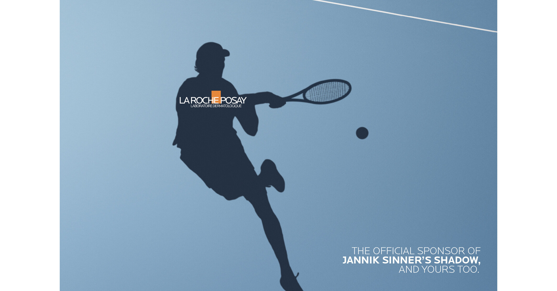 LA ROCHE-POSAY SPONSORS JANNIK SINNER...'S SHADOW