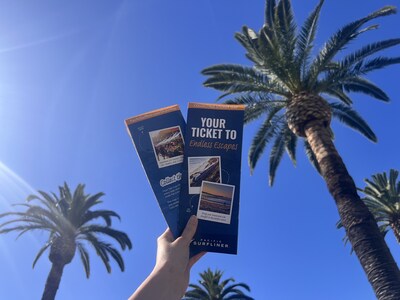 El mapa de pegatinas "Endless Escapes" de Amtrak® Pacific Surfliner® invita a los pasajeros a explorar la costa de California y coleccionar los 29 diseños de edición limitada a lo largo de 2026.