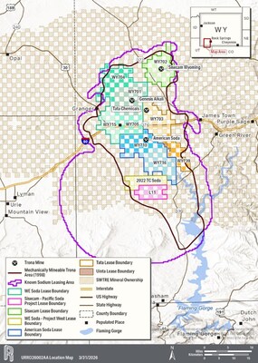Figure 2 – KSLA Lease Area Map and Operator Details (CNW Group/Uranium Royalty Corp.)