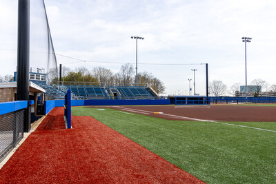 At Bill Edwards Stadium, home of Hofstra softball, The LandTek Group led a comprehensive renovation aimed at enhancing performance and long-term durability. The project included a new ALLSPORT XPS Turf surface, new outfield fencing with padding, upgraded tension-system backstop netting, and extended protective padding from dugout to dugout to improve both player safety and the fan experience.
