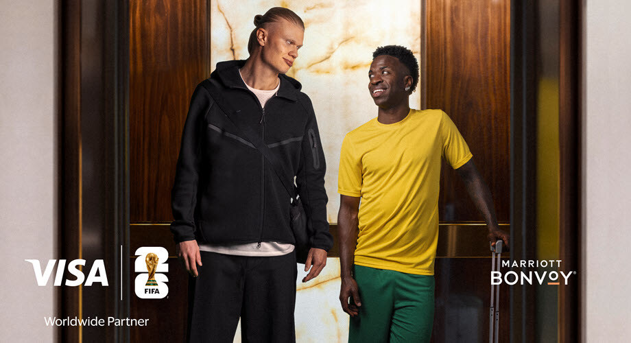 Erling Haaland and Vinicius Júnior Front New Marriott Bonvoy and Visa 'For Fans, Everywhere' Campaign Ahead of FIFA World Cup 2026™