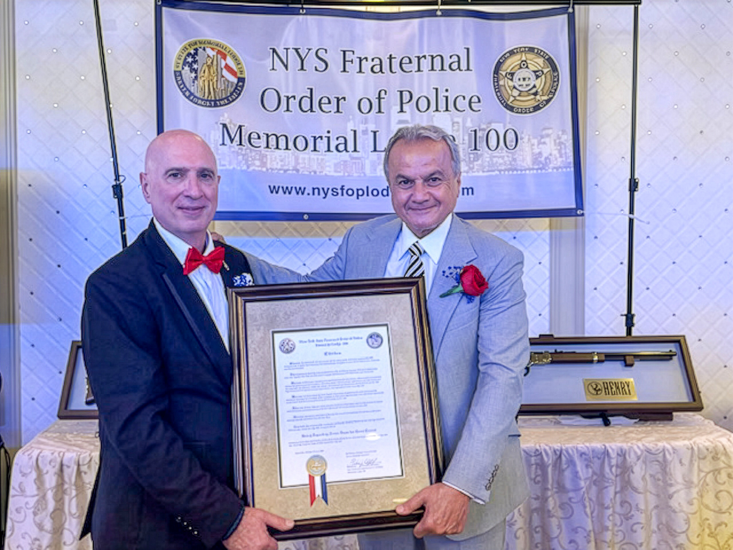 Henry Repeating Arms Founder & CEO Honored as Law Enforcement Supporter of the Year